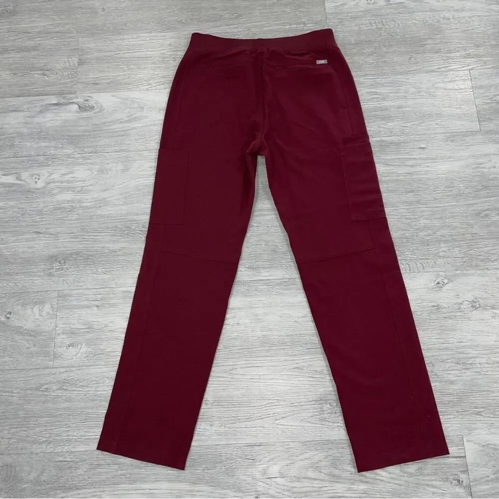 FIGS Technical Collection Axim Scrub Pants Size M Men's Red Nurse Medical T2001